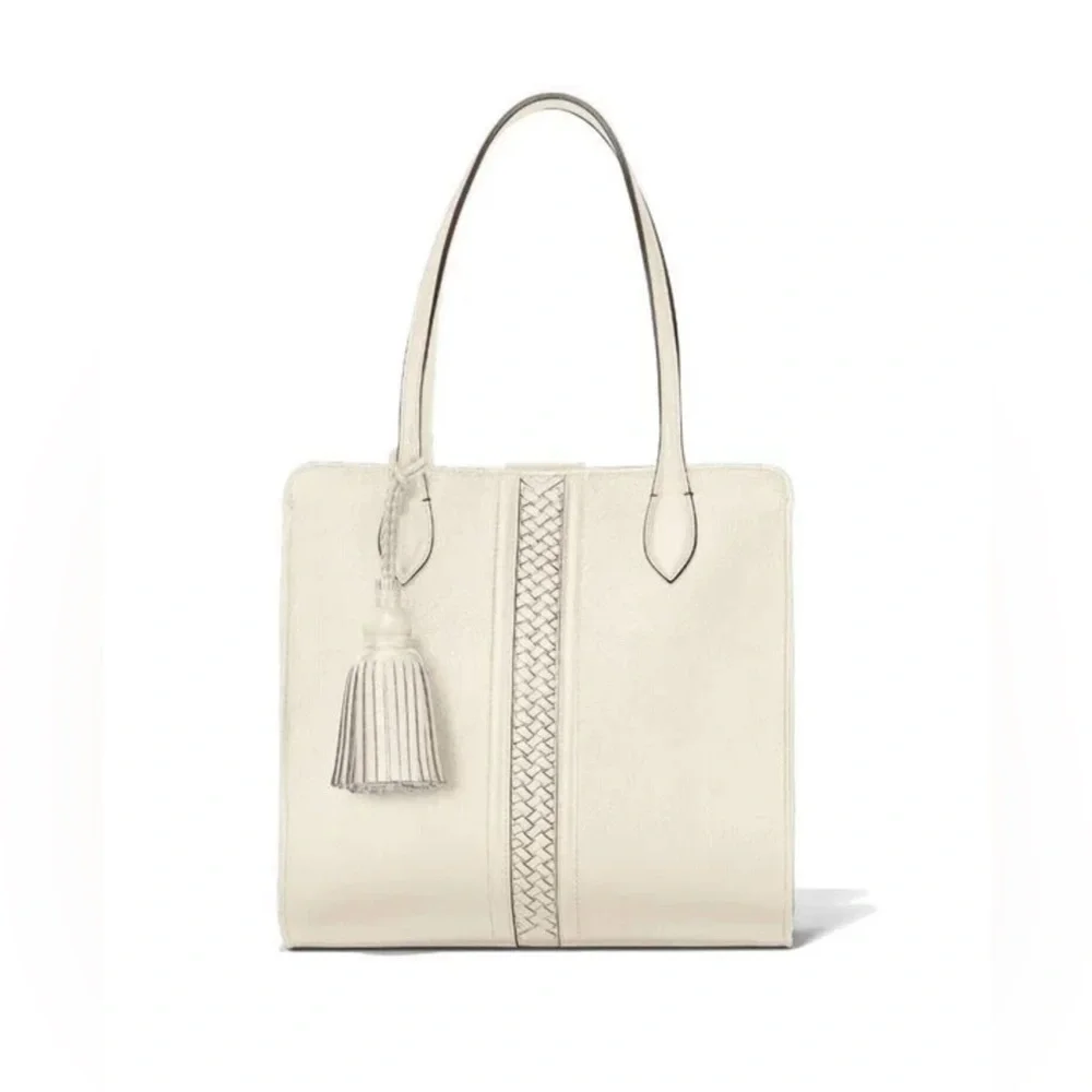 BRIGHTON FERRARA COLLECTION Stefana Large Tote White #H36352 - Picture 15 of 15